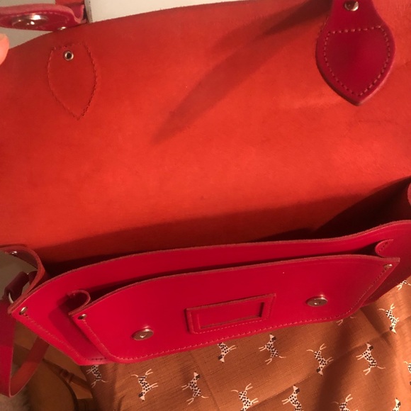 Cambridge satchel bag in crimson red ❤️ - Picture 2 of 6